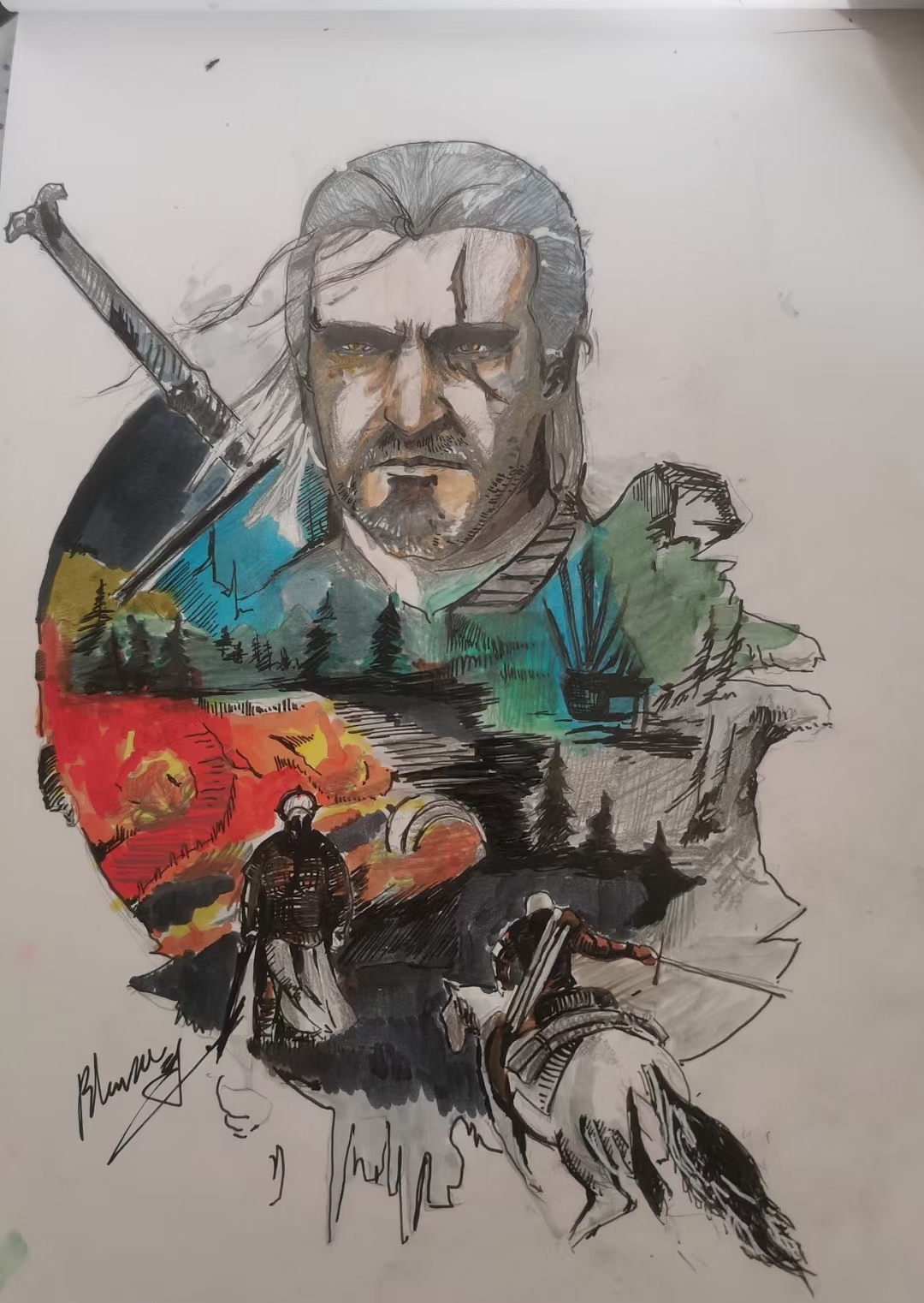 二次元，美式动漫，古风绘画等（图ZMjkzMjQzMTQ0） - 艺术插画 - 站酷设计师Thrown原创素材 - 站酷ZCOOL