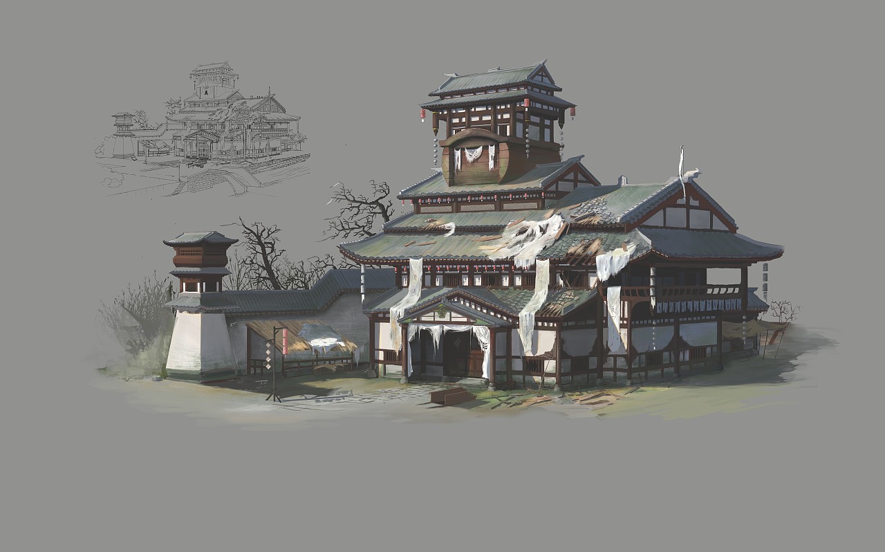 酆都客栈|插画|游戏原画|tingnan - 原创作品 - 站酷 (zcool)