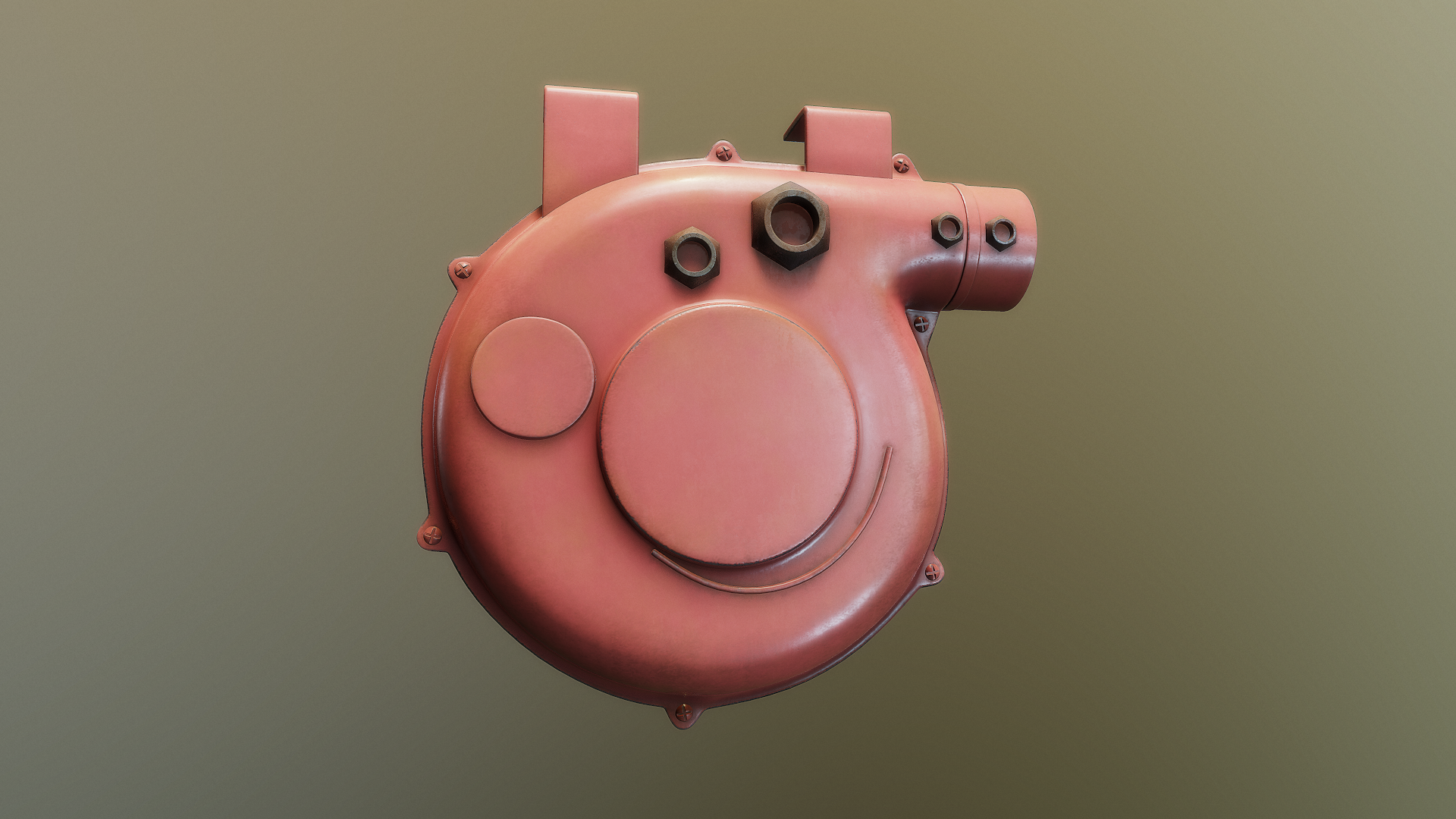 鼓风机版小猪佩奇3d模型展示