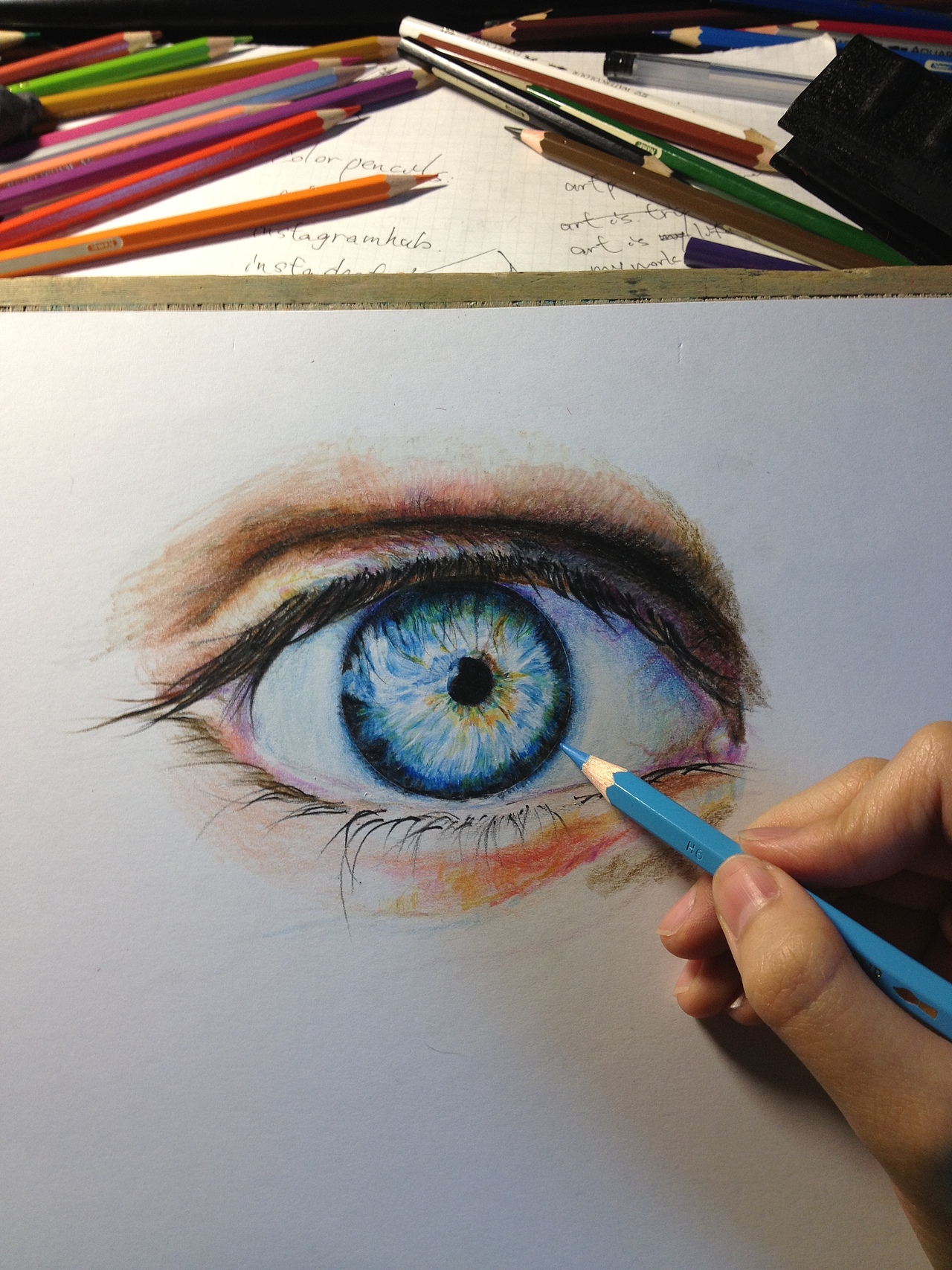 2014年《眼睛》画作集|纯艺术|绘画|mayinghua_原创作品-站酷zcool