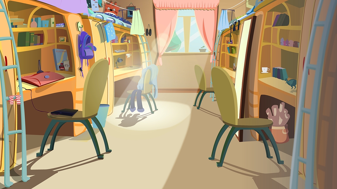 《室友》 场景设计