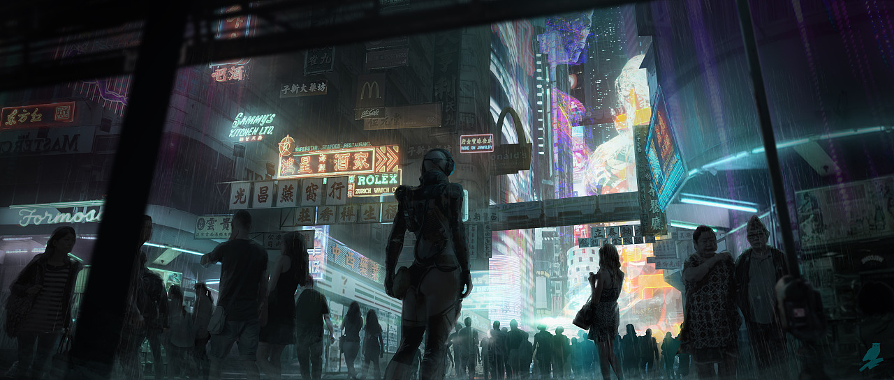 香港夜（图ZMTU1ODM1MTIw） - 概念设定 - 站酷设计师夜猫子进宅原创素材 - 站酷ZCOOL