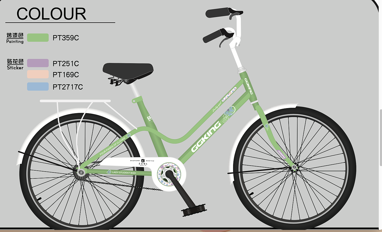 自行车贴花设计