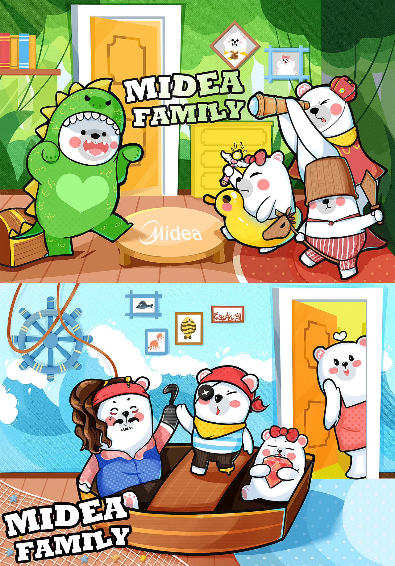 2019年插画总结（图ZMTkwNzM5NTg0） - 儿童插画 - 站酷设计师剁先生原创素材 - 站酷ZCOOL