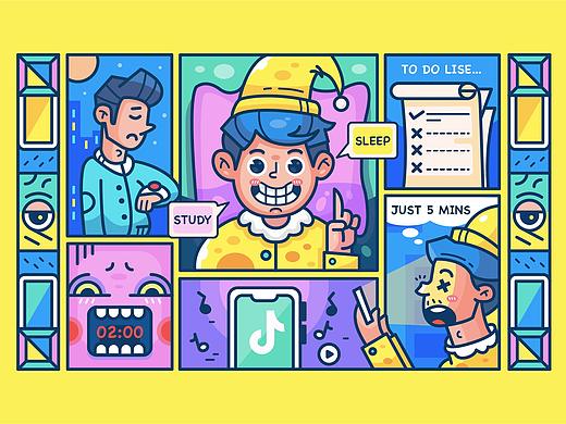 ai插画临摹练习