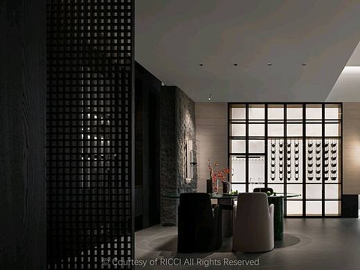 RICCI·墨白设计｜铂品展厅