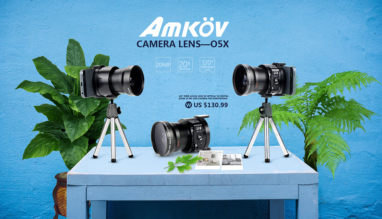 amkov摄影器材海报数码产品海报