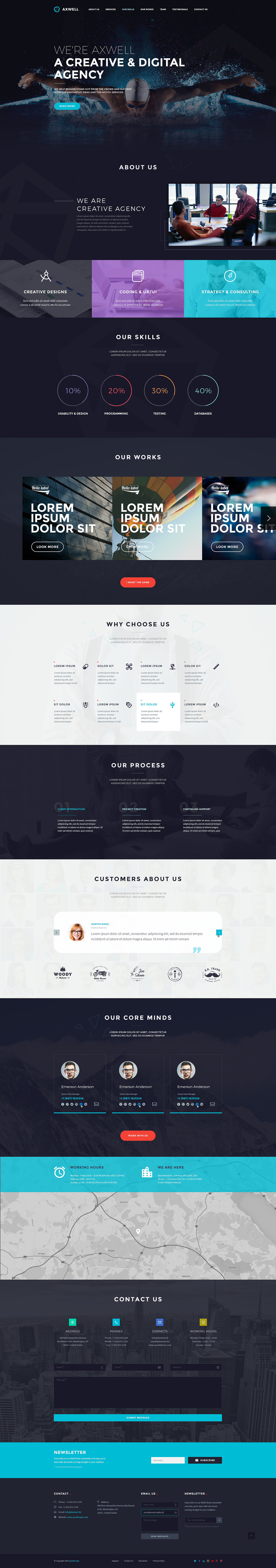 AXWELL首頁(yè)官網(wǎng)（圖ZMjY4MjY0ODA0） - 企業(yè)官網(wǎng) - 站酷設(shè)計(jì)師常菠菠原創(chuàng)素材 - 站酷ZCOOL