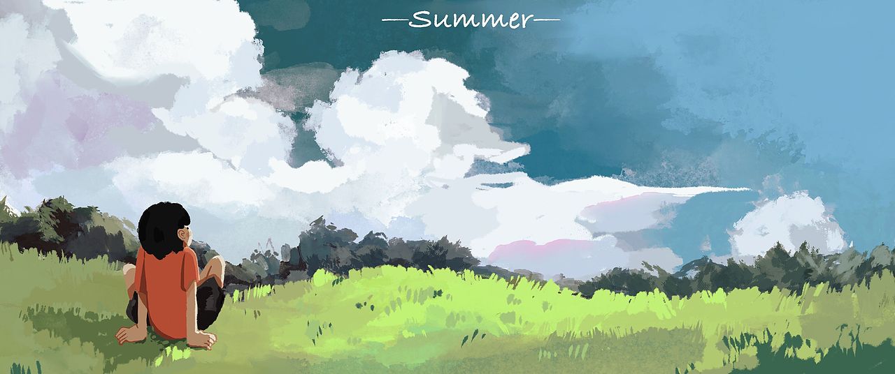 SUMMER（图ZMjU2NTg3Mjc2） - 创作习作 - 站酷设计师乌桉桉原创素材 - 站酷ZCOOL