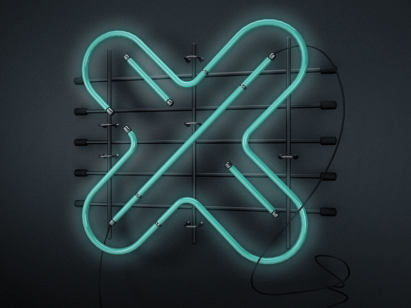 开启C4D学习之旅：荧光灯制作