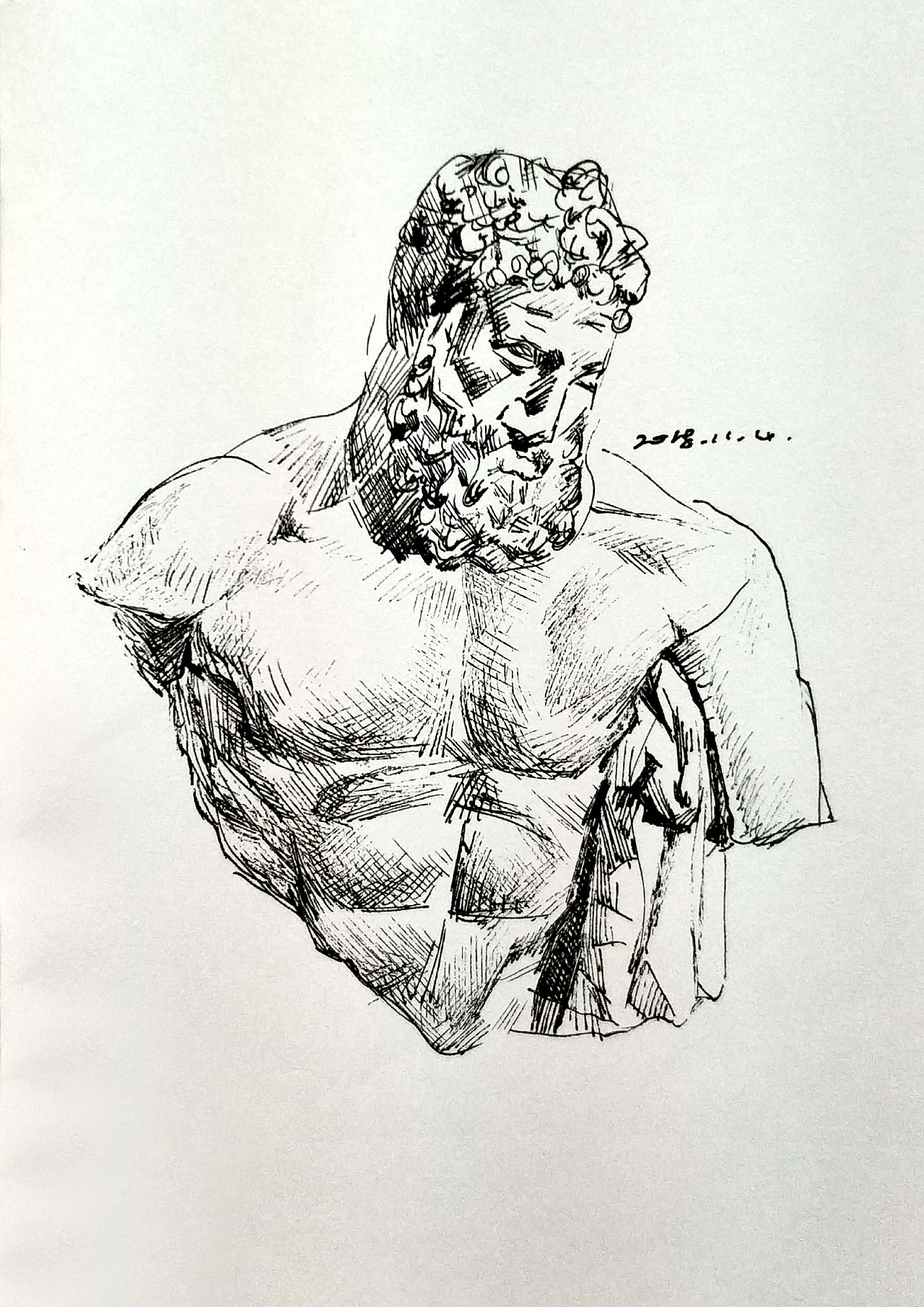 《人物雕塑素描小集》