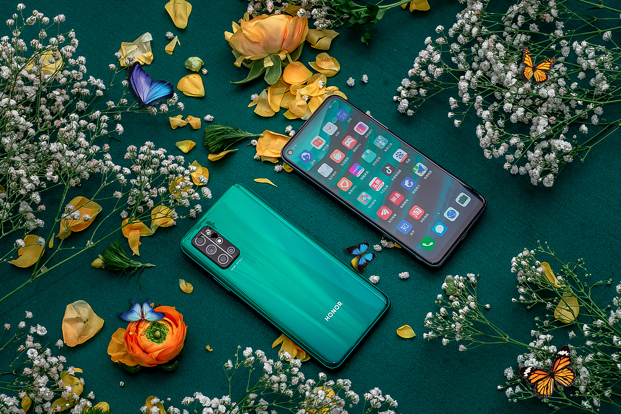 荣耀30s蝶羽翠蝶羽白图赏