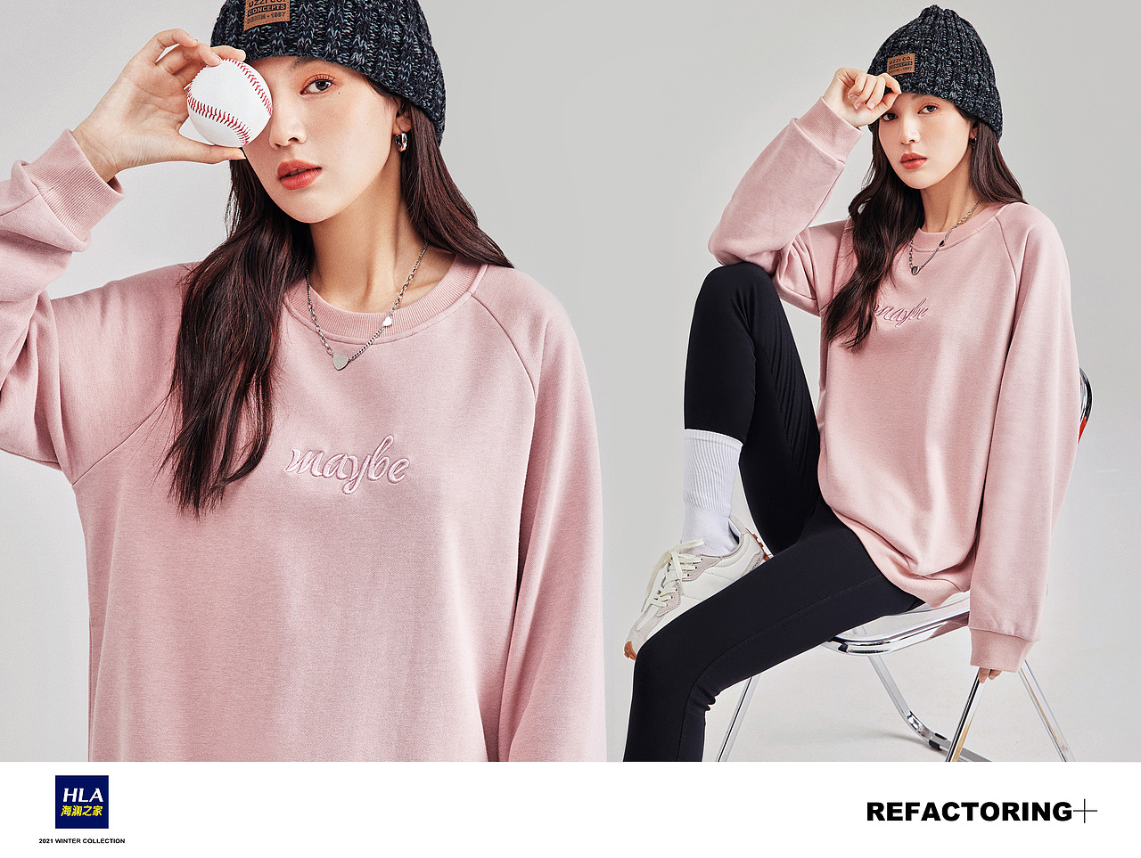 《漫画里走出来的美少女》HLA 2021 WINTER COLLECTION（图ZMjc5NjQwNDY4） - 人像摄影 - 站酷设计师谭炯峰MarcusT原创素材 - 站酷ZCOOL