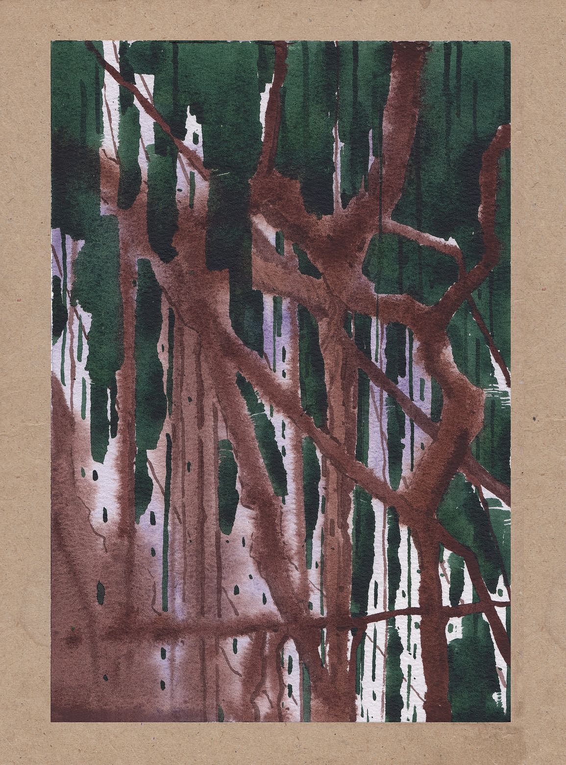 『画本系列』-我的第45本画本-绿色狂想曲主题习作（图ZMzUyNDk3MjE2） - 绘画 - 站酷设计师画画的陈一丘原创素材 - 站酷ZCOOL