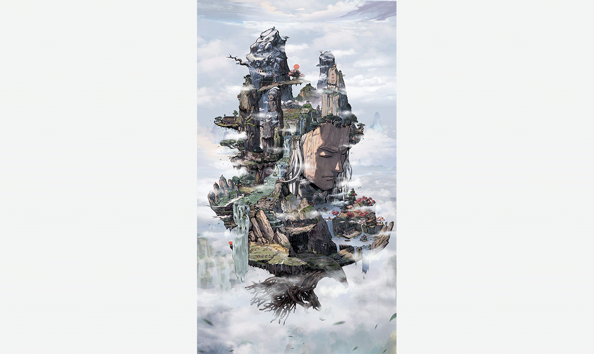 新射雕丨大世界绘制过程分享【巨大画幅】(图ZMjY1NTk4OTg0) - 商业插画 - 站酷设计师JessonWong原创素材 - 站酷ZCOOL