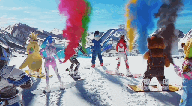 和平精英×张嘉豪：一起来游戏里滑雪（图ZMjkxNTU4NDAw） - 宣传片 - 站酷设计师UIDWORKS原创素材 - 站酷ZCOOL