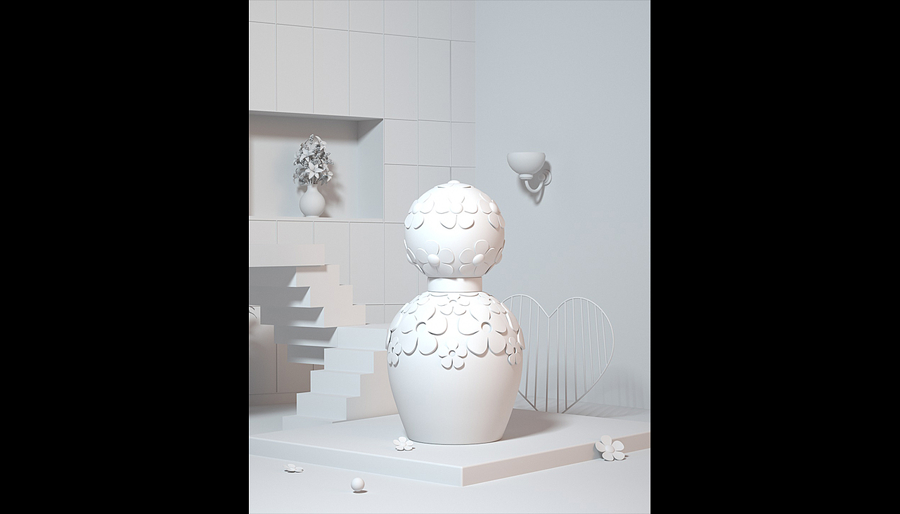 产品建模-渲染-莫杰雏菊梦境（图ZMTYzMDg1OTA4） - 场景 - 站酷设计师学着飞翔1原创素材 - 站酷ZCOOL