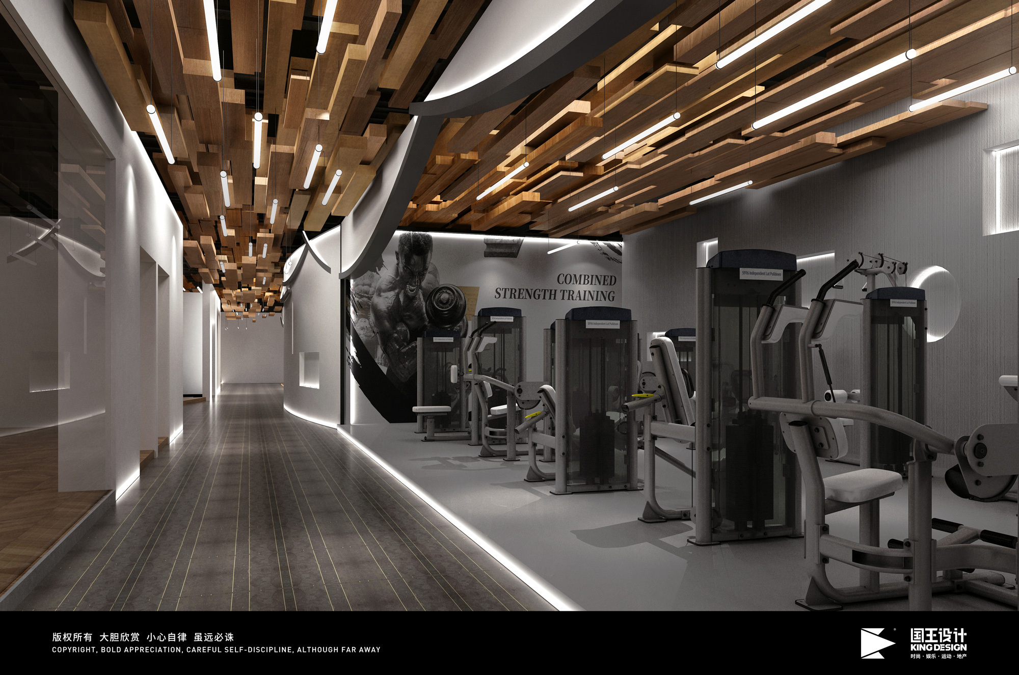 安徽蚌埠|中式徽派美学艺术风健身房