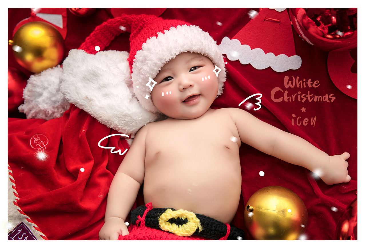 圣诞宝宝 · 创意排版