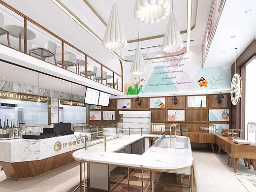 蓝色一页BP@伊味壹笙—烘焙品牌包装、空间设计全案