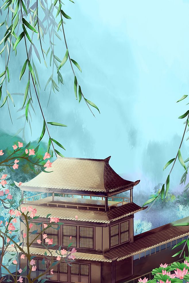 古风插画（图ZMTg4MDE1ODQw） - 艺术插画 - 站酷设计师LL彤原创素材 - 站酷ZCOOL
