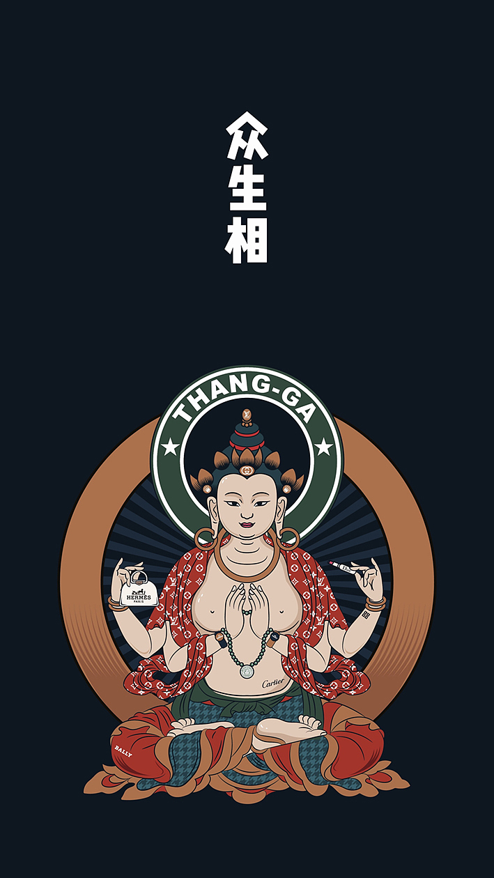 众生相（图ZOTUxNzc0NDg=） - 新锐潮流插画 - 站酷设计师吐司酱toast原创素材 - 站酷ZCOOL
