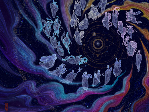 老作品复盘：星汉灿烂-记晋城玉皇庙28星宿象