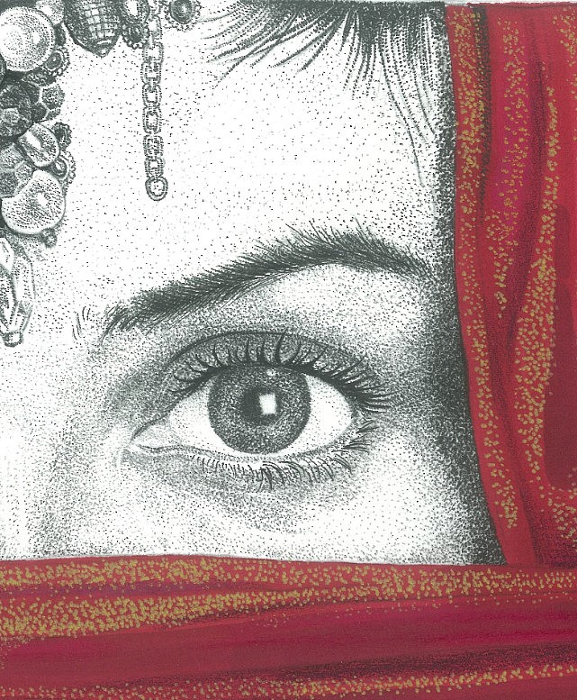 西域风情新娘1.2（图ZMTQyNTIyNDEy） - 艺术插画 - 站酷设计师凤鸣九天996699原创素材 - 站酷ZCOOL