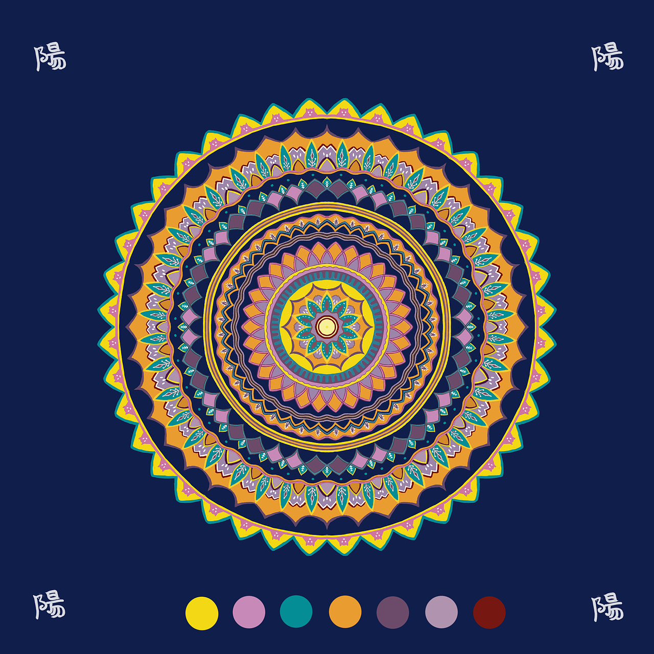 平面色构(民族风)（图ZMjIyNzc0NDE2） - 图案 - 站酷设计师不爆炸的小丸子原创素材 - 站酷ZCOOL