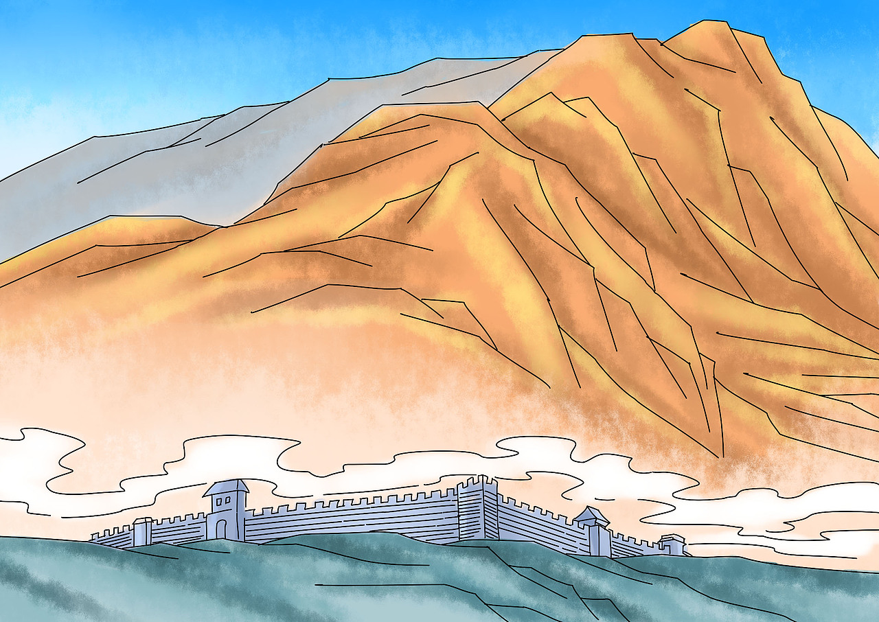 古诗插画（图ZNzY4MjMzMDQ=） - 商业插画 - 站酷设计师Koey位移原创素材 - 站酷ZCOOL