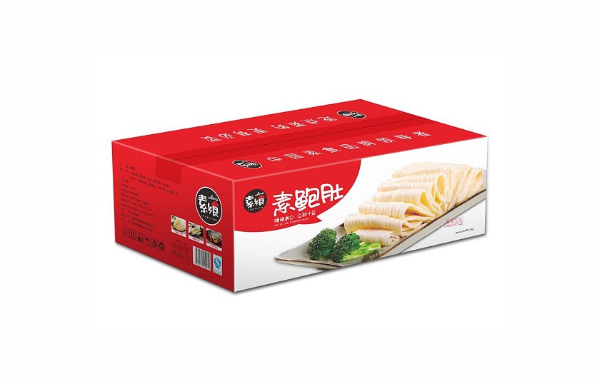 素鲍肚素食食品包装袋设计礼箱设计