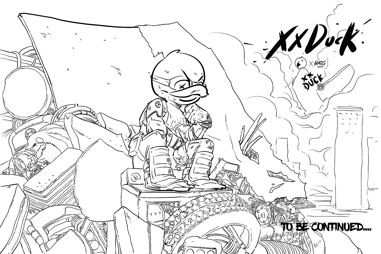 BHQS#Xx鸭特工系列#太空冒险（图ZMTgxNjk5OTEy） - 商业插画 - 站酷设计师BHQS陈滨原创素材 - 站酷ZCOOL