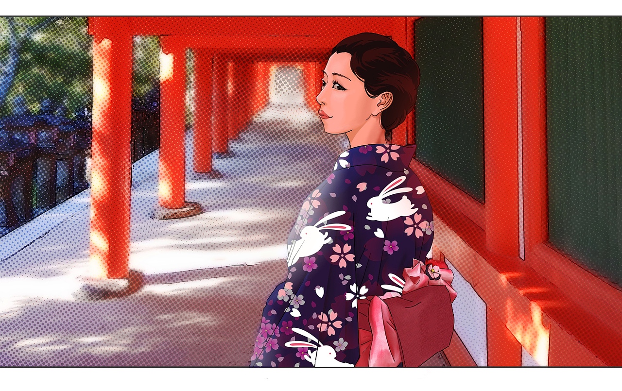 七夕 至內(nèi)子（圖ZMjIyMzI5NzQ4） - 藝術(shù)插畫 - 站酷設(shè)計師呢了個老喃原創(chuàng)素材 - 站酷ZCOOL