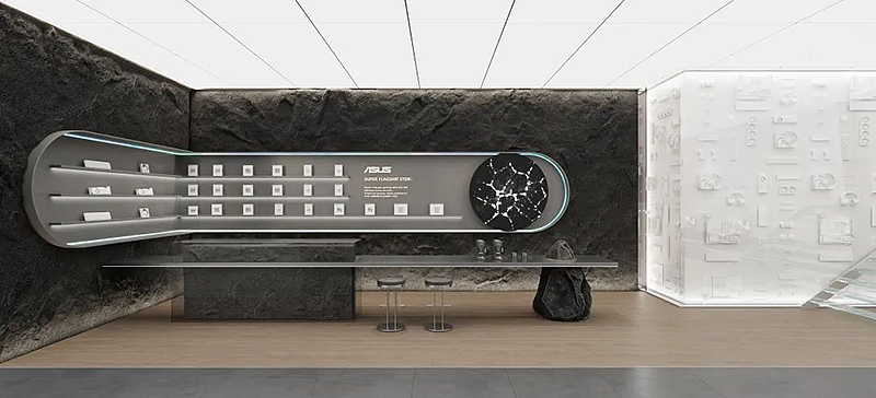 华硕智汇家超级旗舰店设计丨SI设计丨零售终端丨展示
