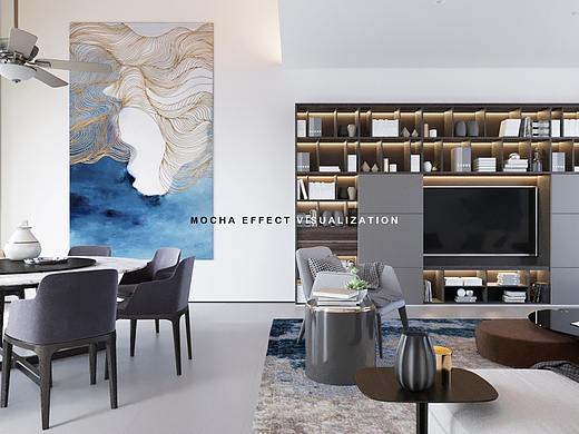 一组客餐厅效果表现