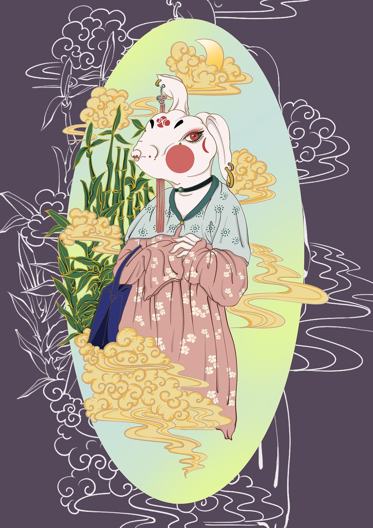 国潮《守岁神》 十二生肖（图ZMjM1ODgwMDYw） - 新锐潮流插画 - 站酷设计师PAOP0原创素材 - 站酷ZCOOL