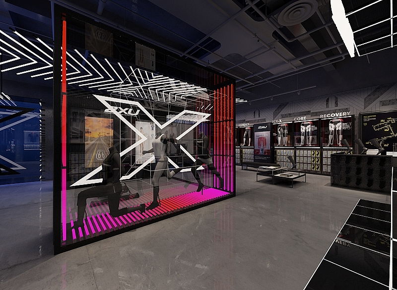 2XU概念店（图ZMTE4MDc3Nzc2） - 展陈设计 - 站酷设计师kiddkong1986原创素材 - 站酷ZCOOL