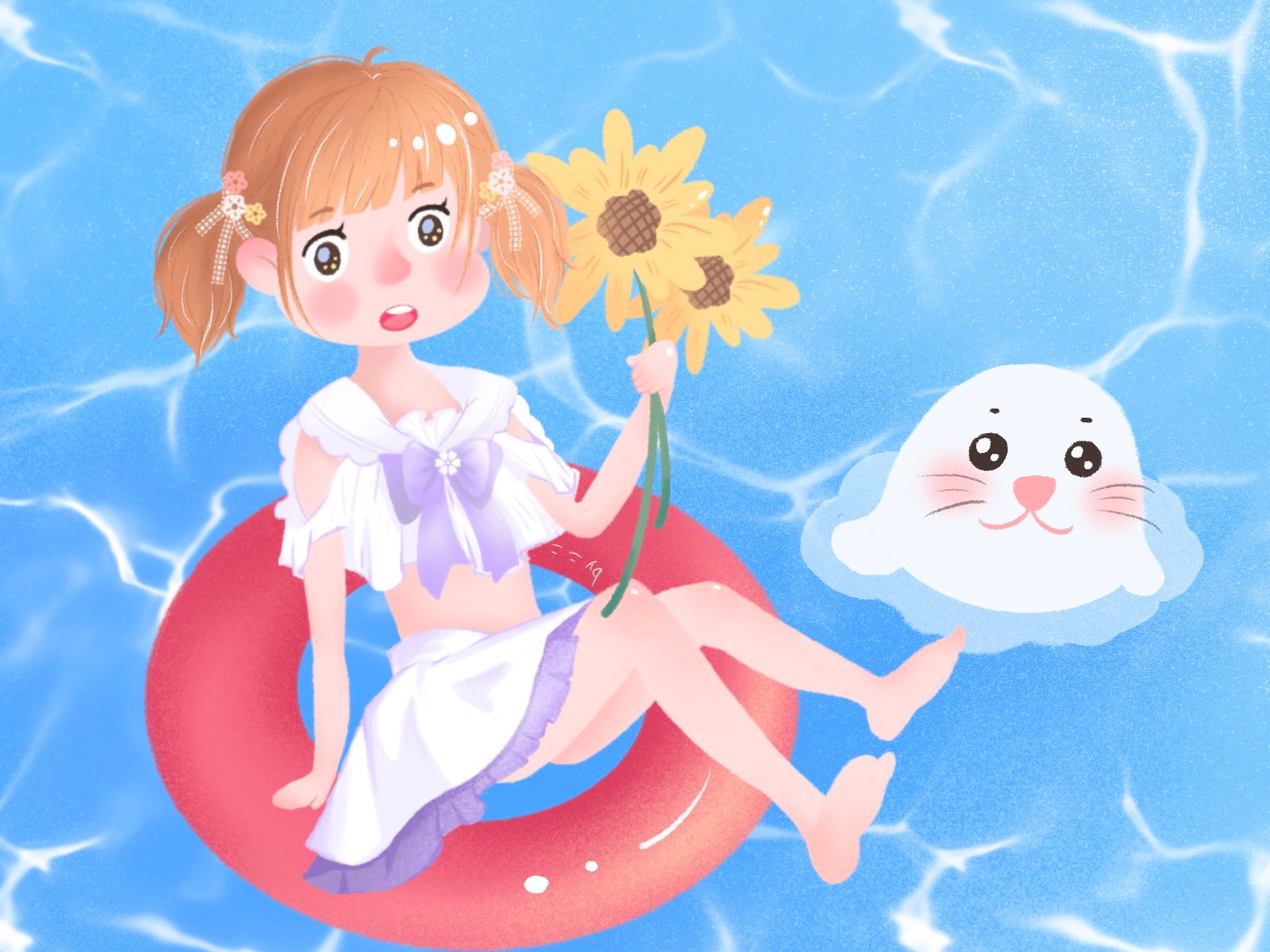 送给自己的生日贺图（3）－ 夏日篇