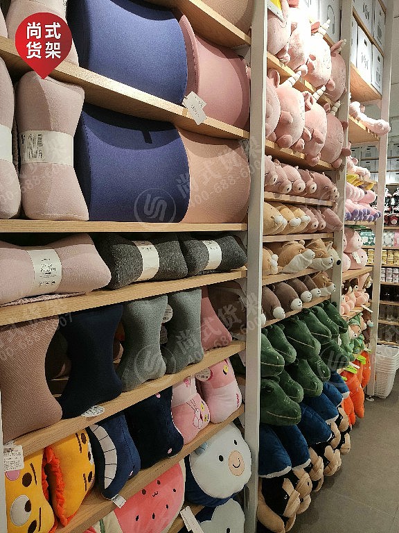 河北服装货架上墙立柱组合展示架,可调节款靠墙高架