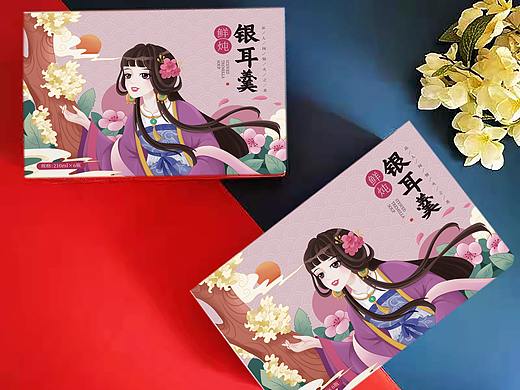 银耳羹古风女插画（个人主页-ZNTIyMDkxNjA=） - 商业插画 - 站酷设计师一缕画丝原创素材 - 站酷ZCOOL