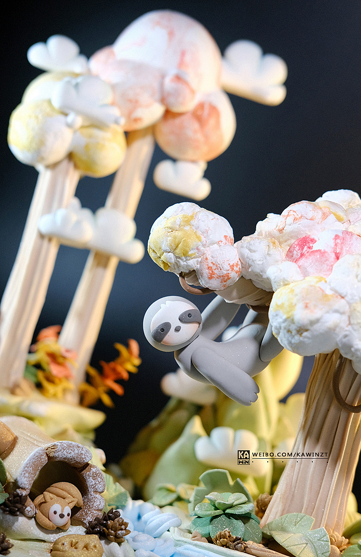 【超轻粘土】林中漫步。