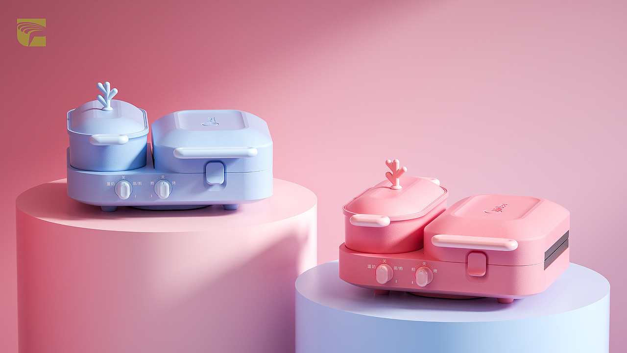 在配置上,米壳为「珊瑚早餐机」进行了蒸笼、烤盘分体式设计,可随意拆卸冲洗,轻松解决清理难题。