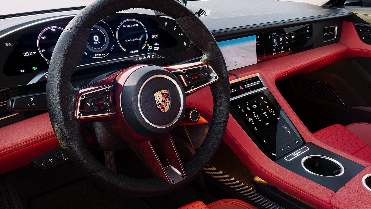 Porsche Taycan（图ZMjgyODA4MjA0） - 场景 - 站酷设计师阿辉_原创素材 - 站酷ZCOOL