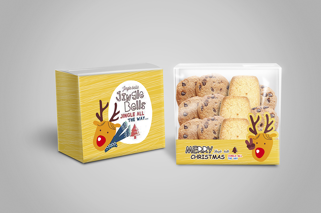 曲奇饼干盒 糖果盒 包装_untblek-站酷zcool