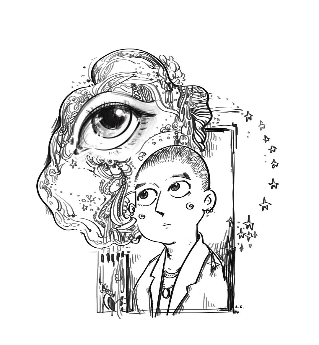 【原创插画习作】-2019（合集）（图ZMjMyMTUxMjEy） - 艺术插画 - 站酷设计师栀枣蟹原创素材 - 站酷ZCOOL