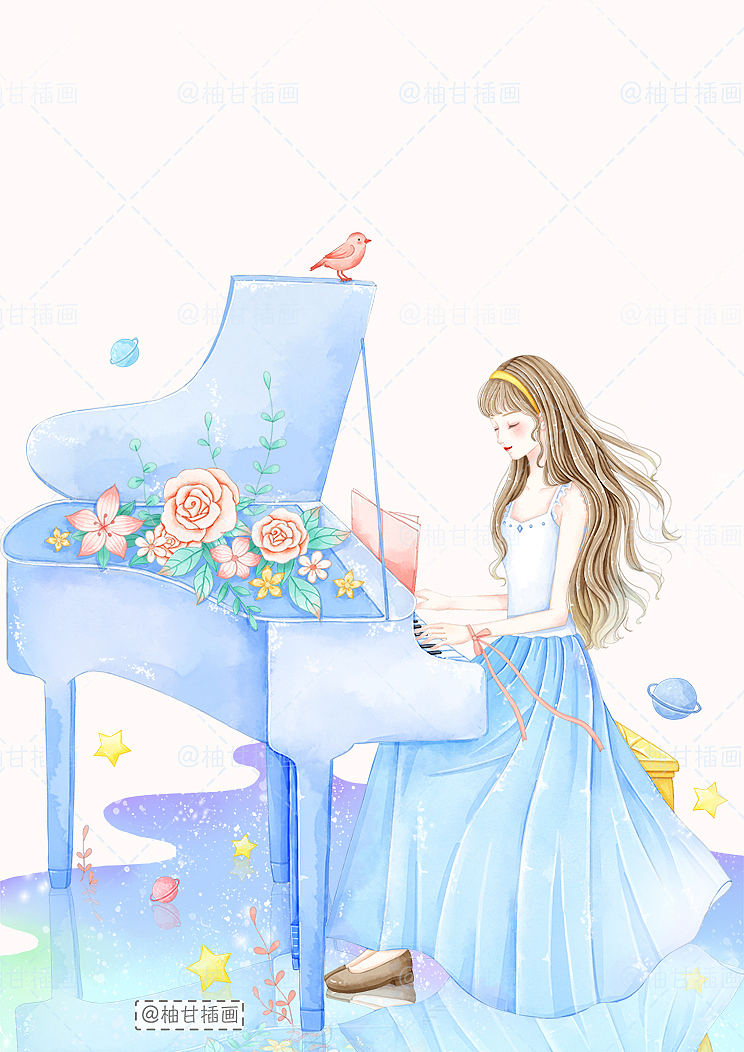 小清新插画合集2（图ZMjA5MDA5MDEy） - 商业插画 - 站酷设计师柚甘原创素材 - 站酷ZCOOL