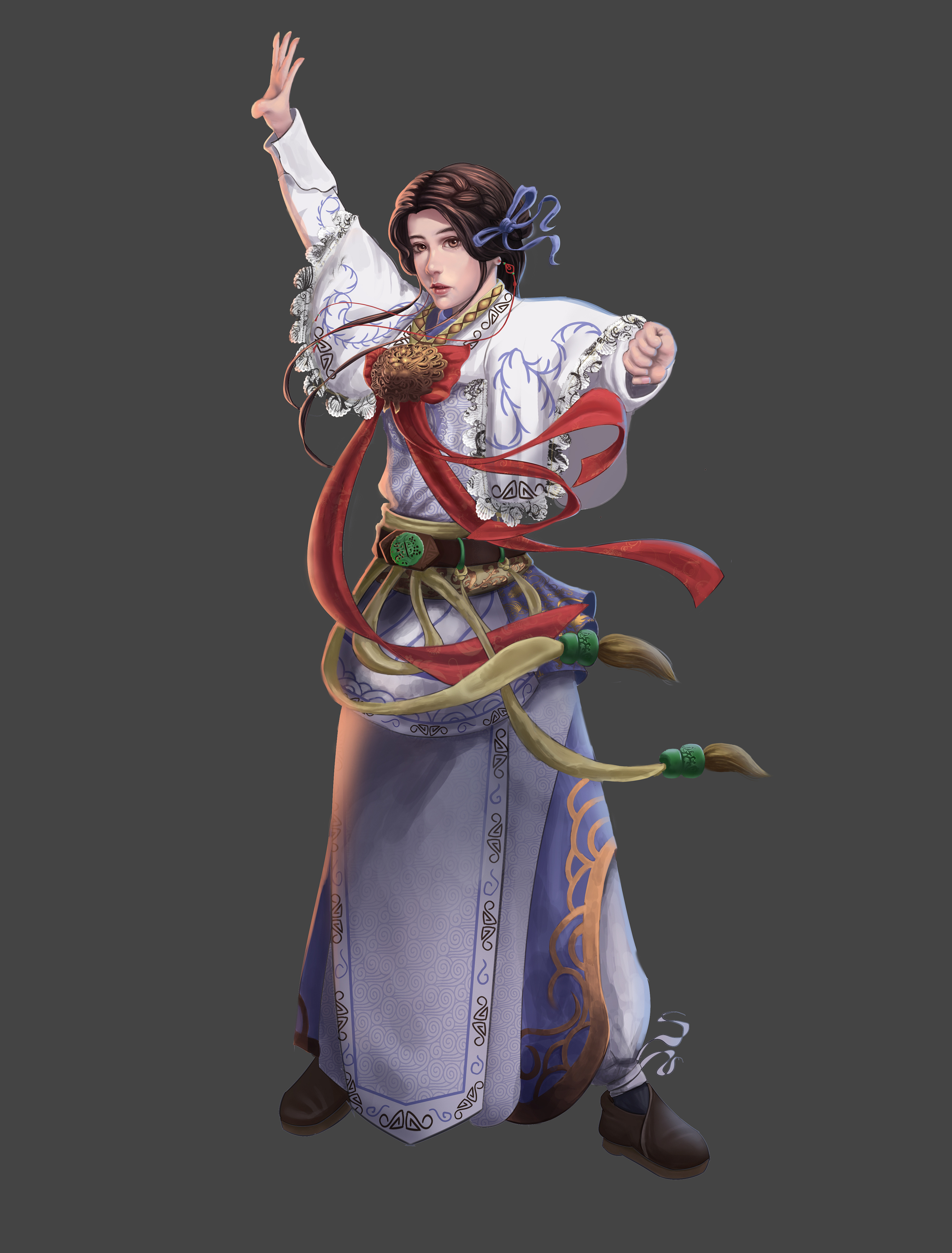 武生女-无背景|插画|游戏原画|叫我ak吧 - 原创作品 - 站酷 (zcool)