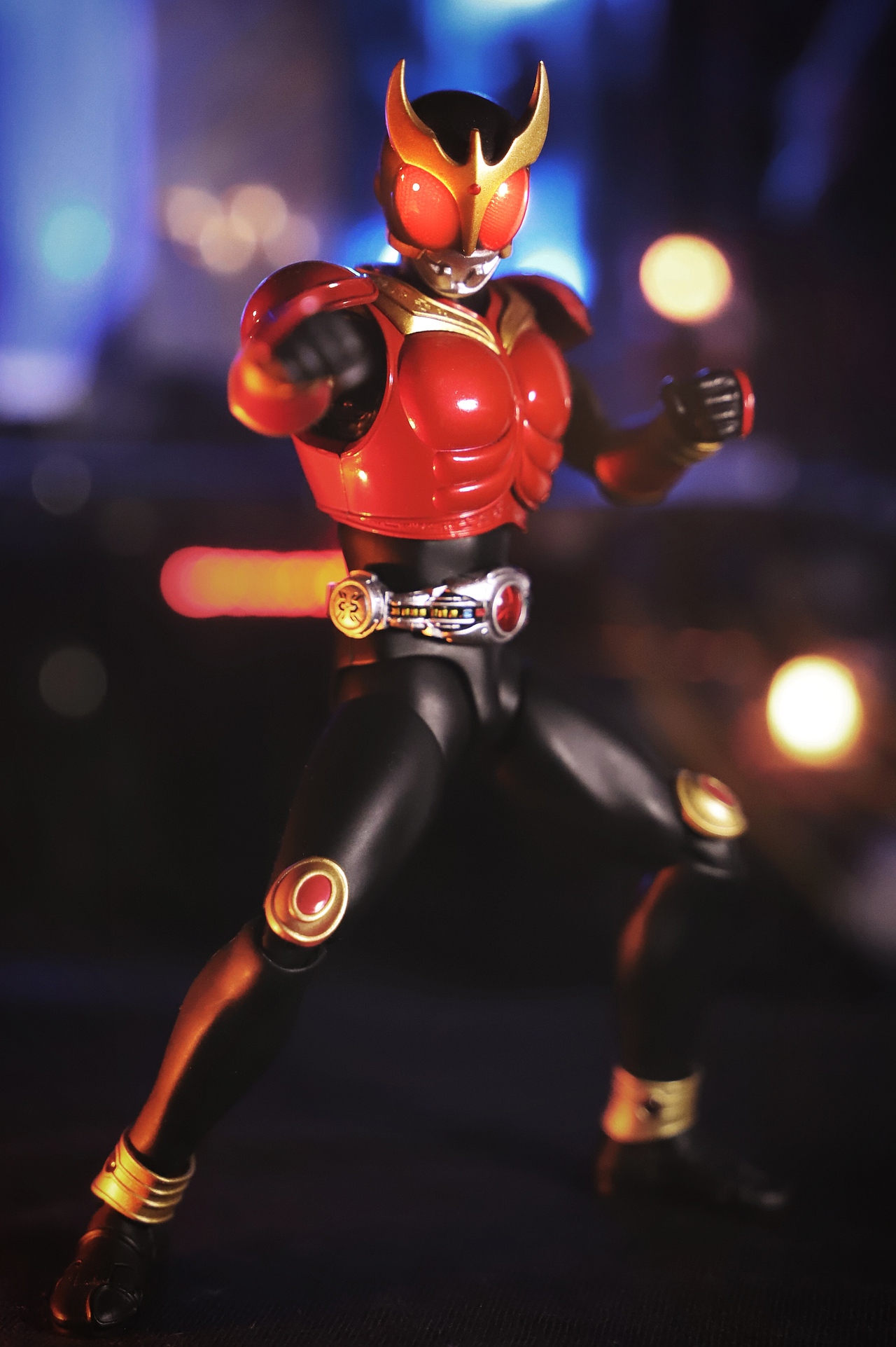 假面骑士手办拍摄