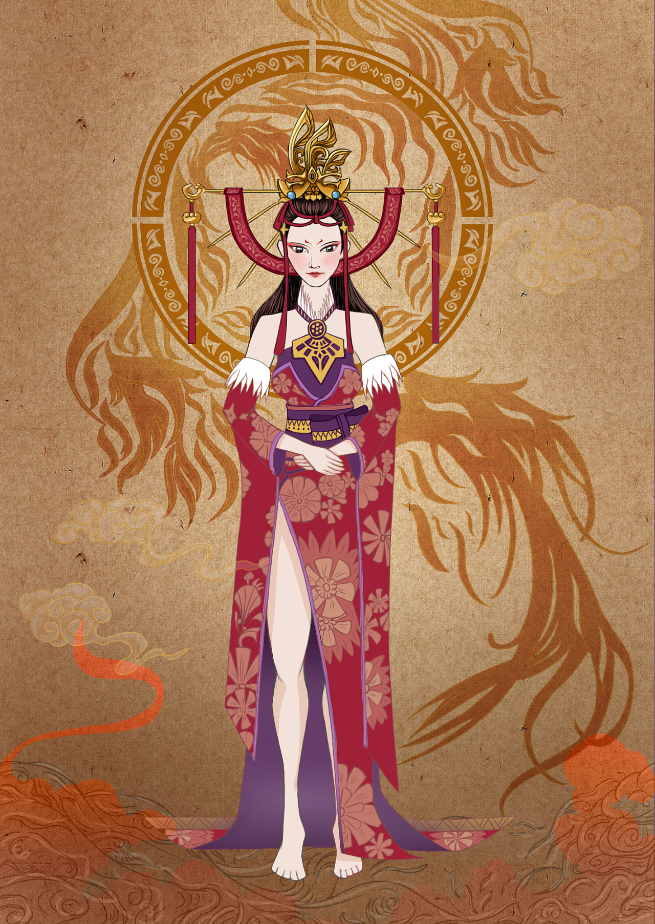 同人-女帝|插画|商业插画|一奔波霸 - 原创作品 - 站酷 (zcool)