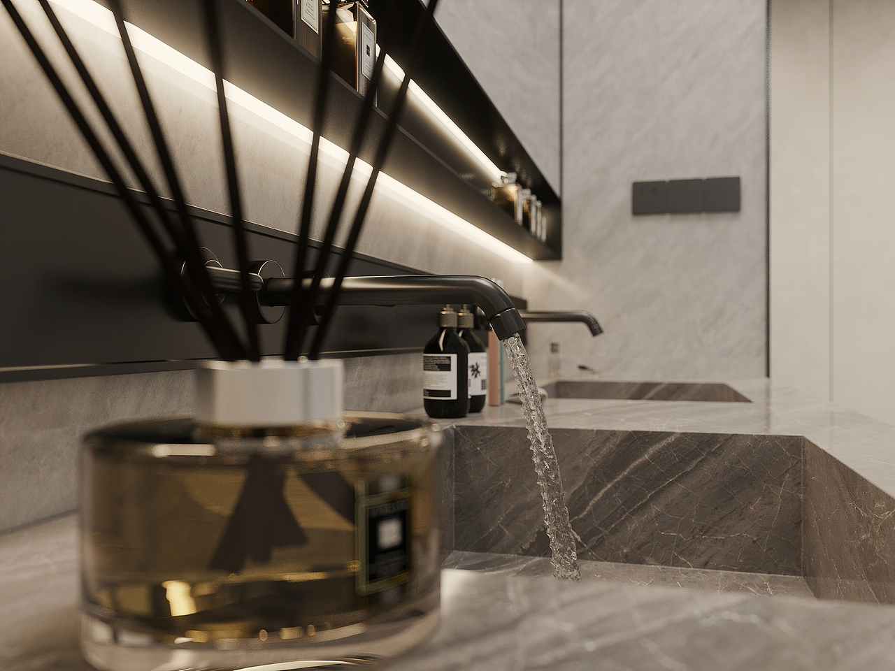 某新銳設計師的私宅—動畫加靜幀表現(xiàn)（圖ZMjgwMDQ4ODU2） - 家裝設計 - 站酷設計師夏蟲不可曰冰原創(chuàng)素材 - 站酷ZCOOL